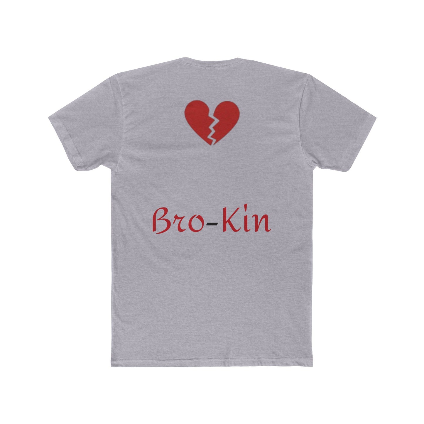 Bro-Kin Heartbreak Unisex Cotton Tee - Casual Comfort for Siblings