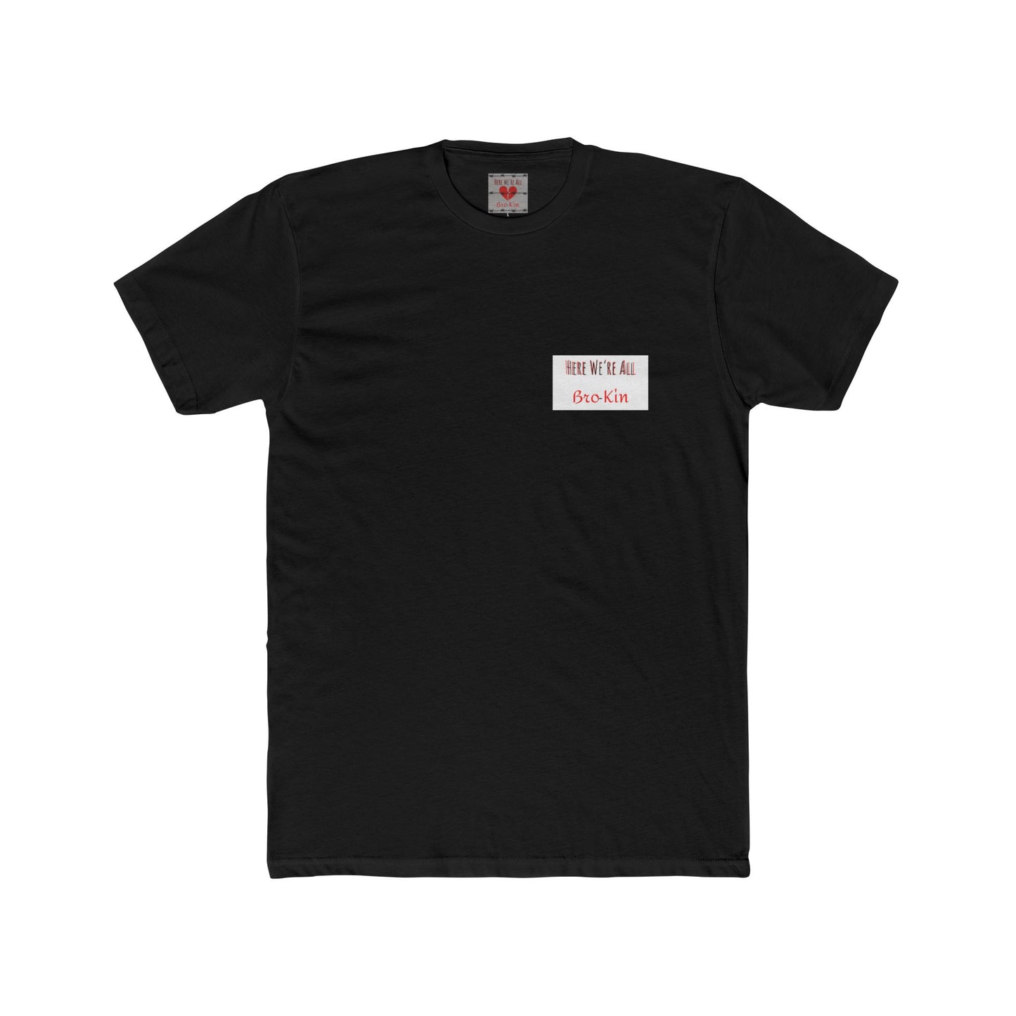 Bro-Kin Heartbreak Unisex Cotton Tee - Casual Comfort for Siblings