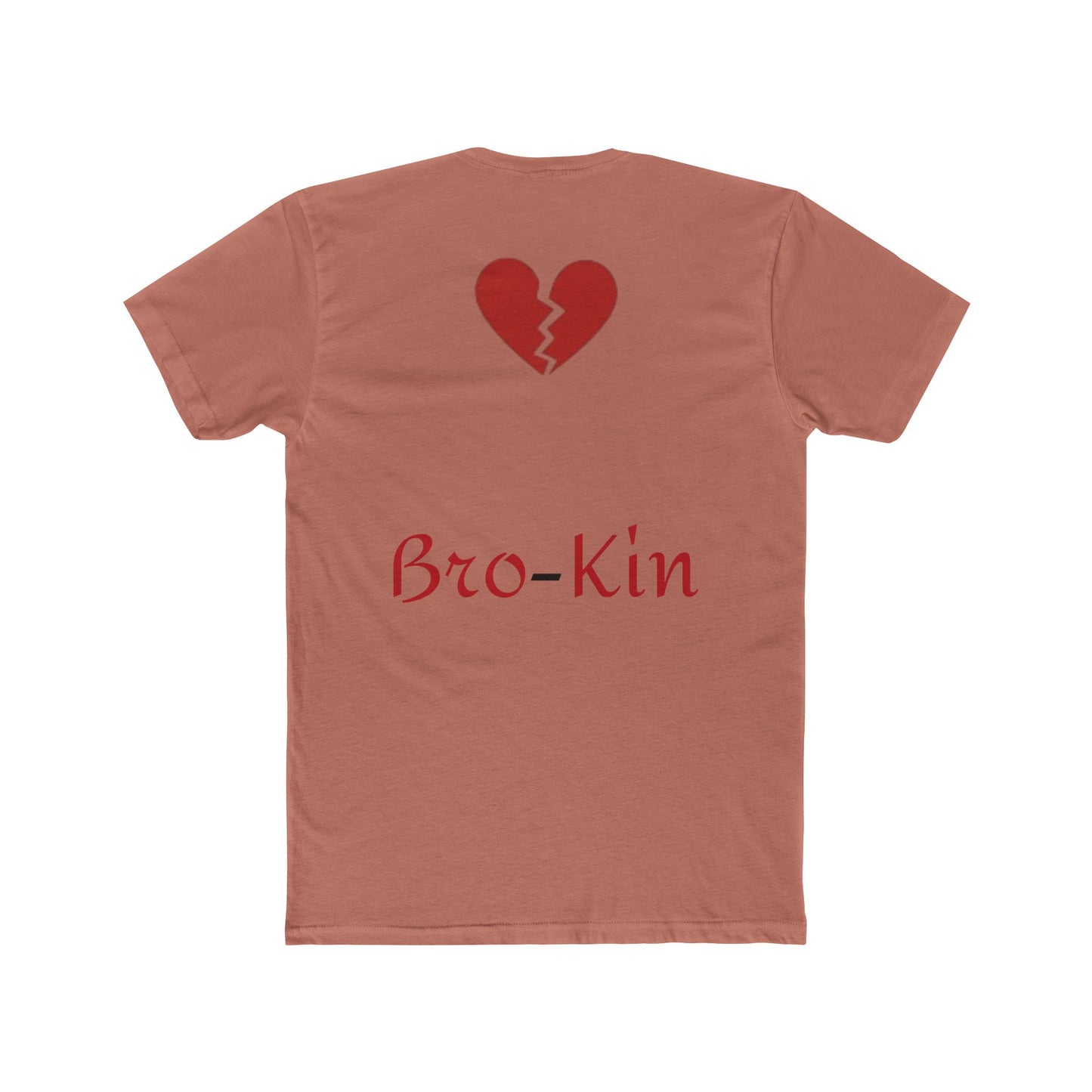 Bro-Kin Heartbreak Unisex Cotton Tee - Casual Comfort for Siblings