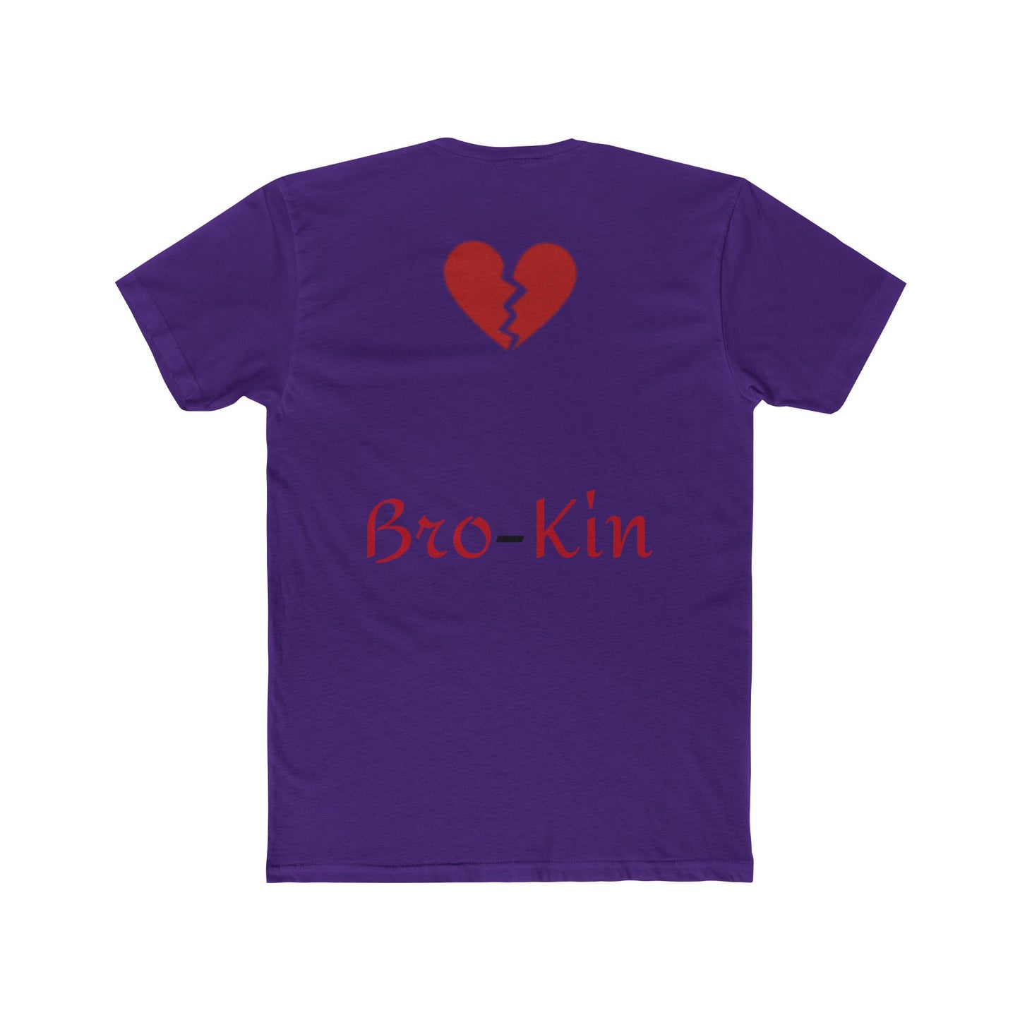 Bro-Kin Heartbreak Unisex Cotton Tee - Casual Comfort for Siblings