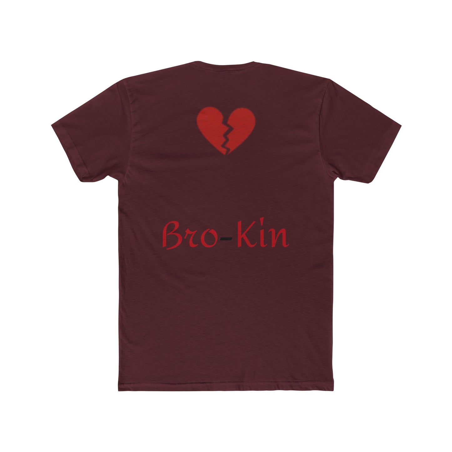 Bro-Kin Heartbreak Unisex Cotton Tee - Casual Comfort for Siblings
