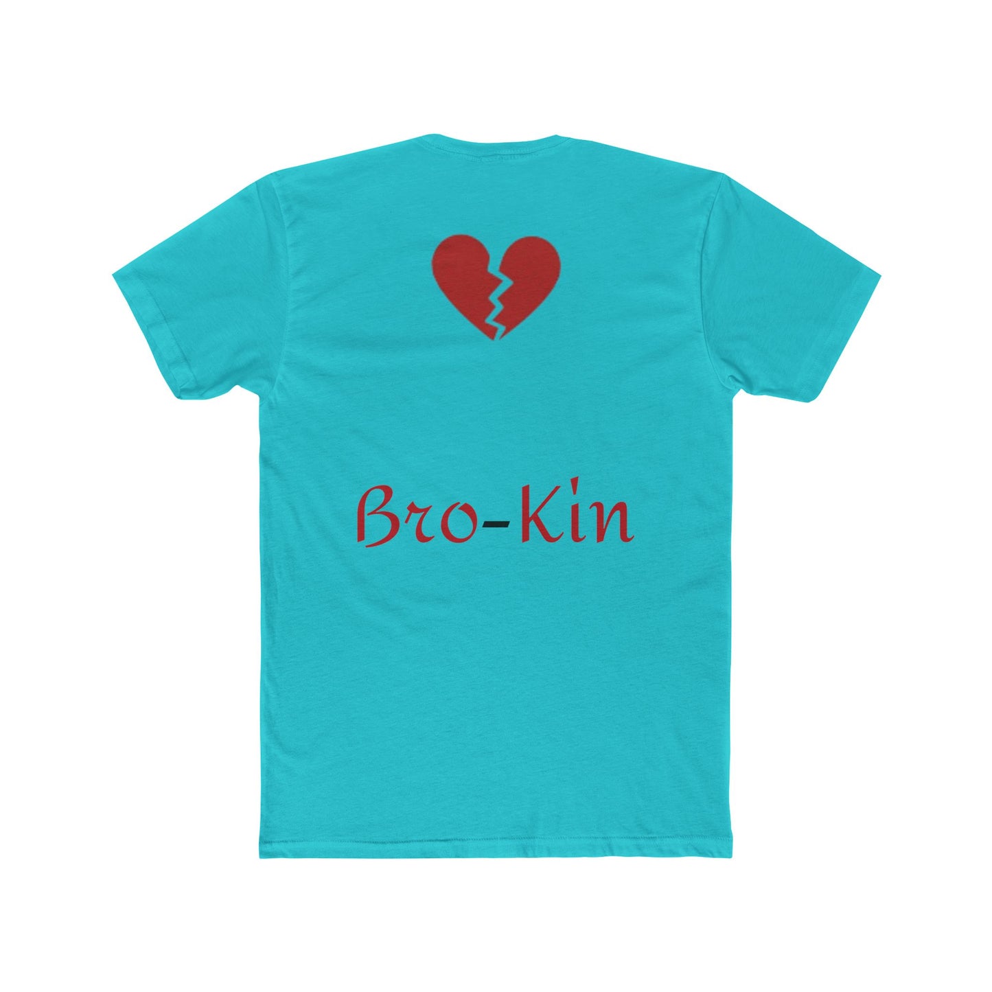 Bro-Kin Heartbreak Unisex Cotton Tee - Casual Comfort for Siblings