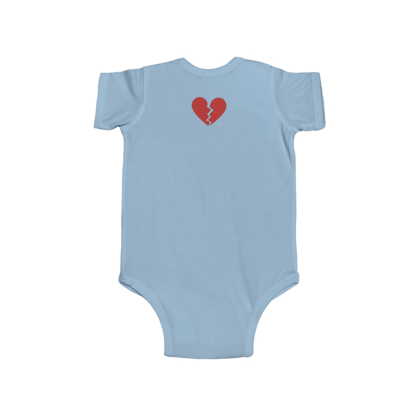 "Here We're All Bro-Kin" Infant Bodysuit - Cute and Punny Baby Outfit for Family Gatherings and Baby Showers