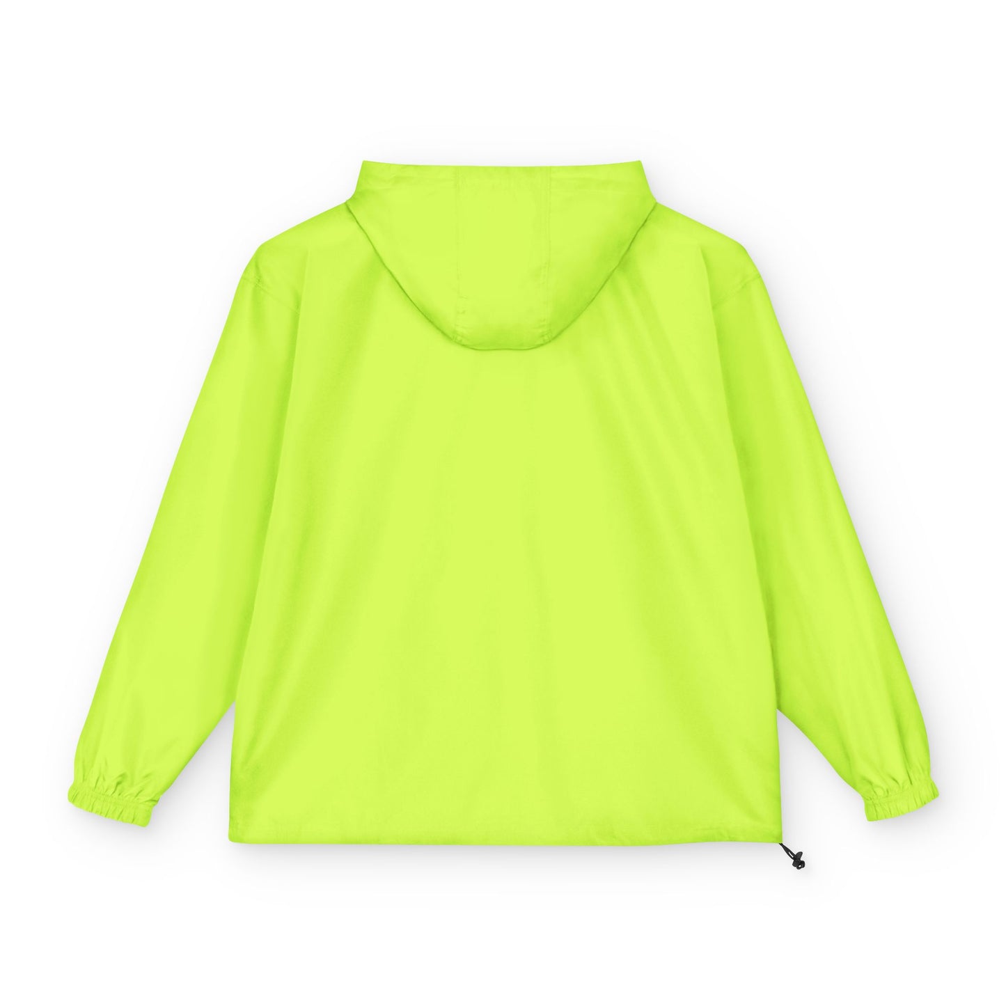 Champion Unisex Packable Anorak Jacket - Fluorescent Green Lightweight Rain Hoodie