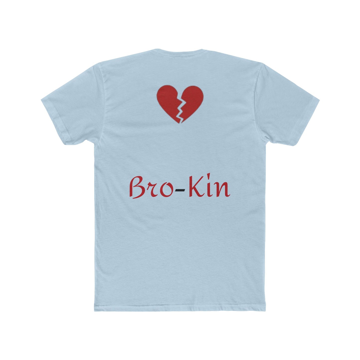 Bro-Kin Heartbreak Unisex Cotton Tee - Casual Comfort for Siblings